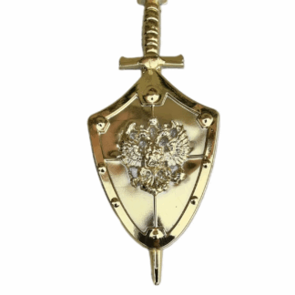 Накладка из фольги «Щит, герб и меч» 53*24 см (Уп./ 5 шт.)