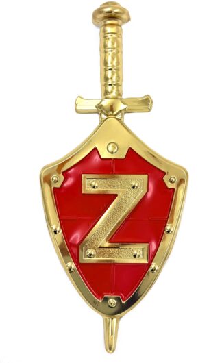 Накладка из фольги "Щит, Z, и меч" 53 х 24 см
