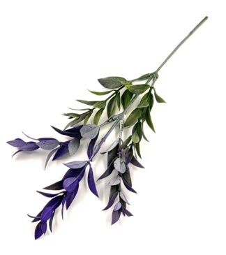 Ветка эвкалипта "Цинерея" для венка (1010237) 26 см, (уп./10)