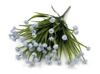 Ветка -букет гипсофилы "Радуга" для венка (1010237) 30 см, 7 веток (уп./40шт) МИКС
